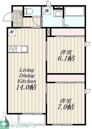 レジデンスK雑司が谷の物件間取画像